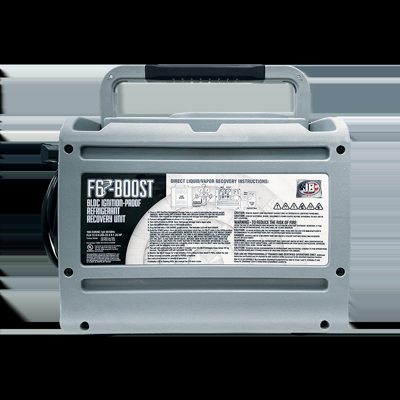 JB Industries F6-BOOST Ignition-Proof Recovery Unit - 1.25 Hp, 100-240V